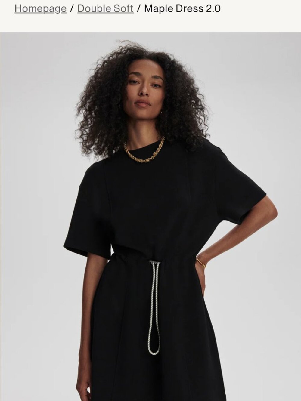 EUC Varley 2.0 The Maple dress - Size small - Black - Picture 2 of 12